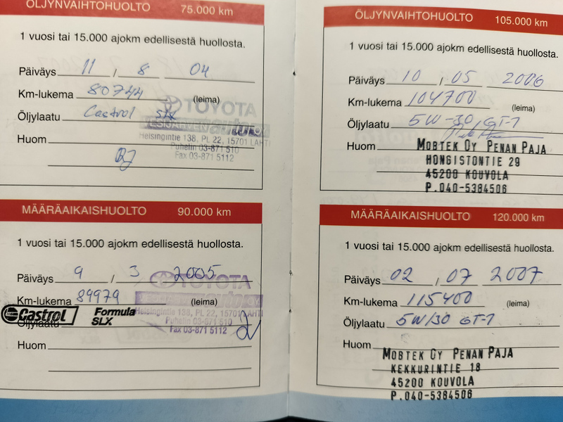 Toyota Corolla vaihtoauto