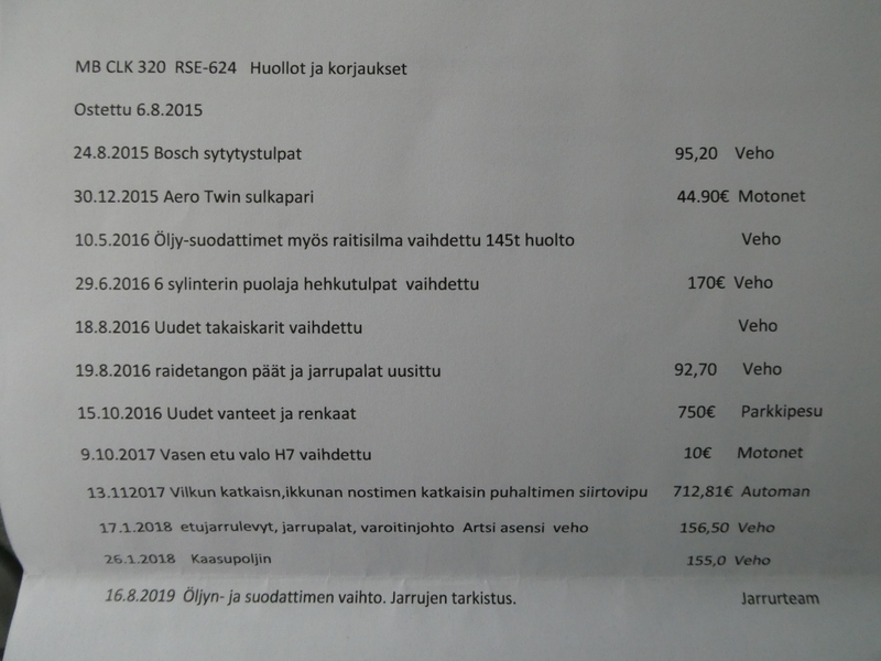 Mercedes-Benz CLK vaihtoauto