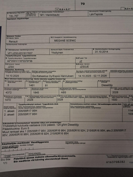 Renault Scénic vaihtoauto