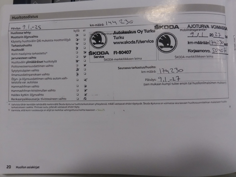 Skoda Octavia vaihtoauto