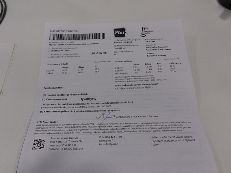 Toyota AYGO vaihtoauto