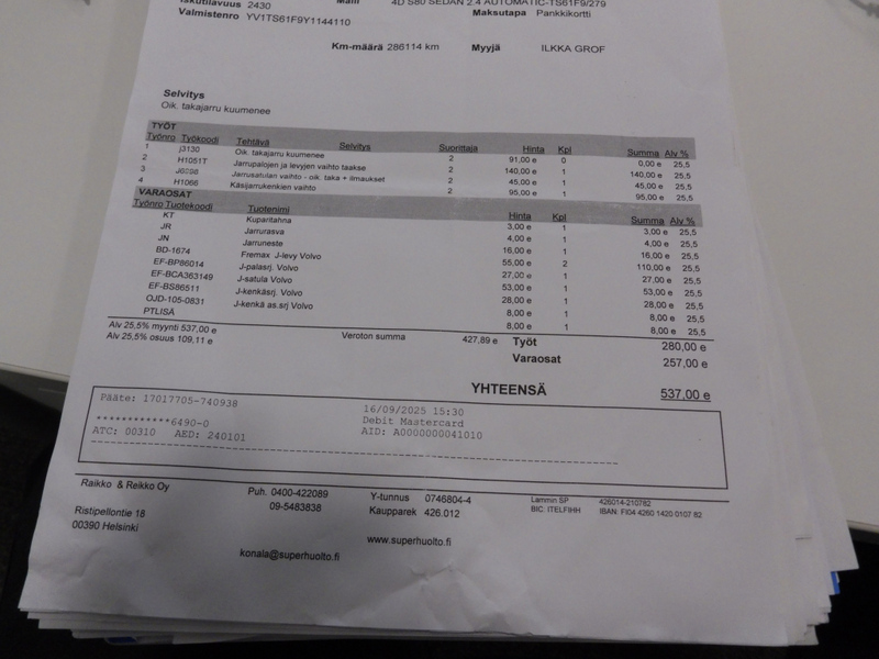 Volvo S80 vaihtoauto