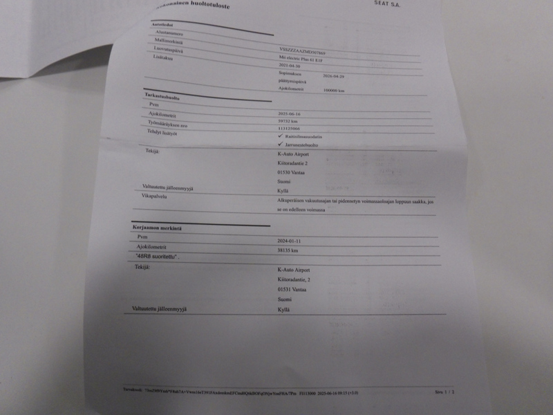 SEAT Mii electric vaihtoauto