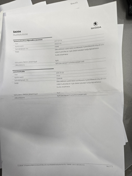 Skoda Octavia vaihtoauto