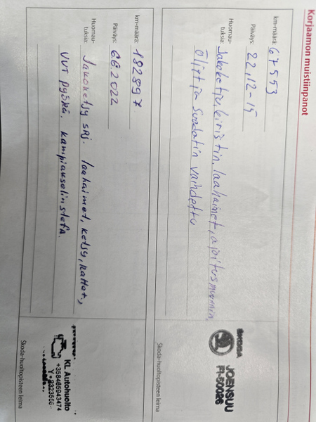 Skoda Octavia vaihtoauto