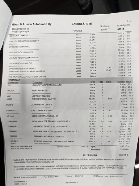 Suzuki SX4 vaihtoauto