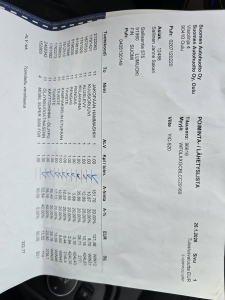 Ford Focus vaihtoauto