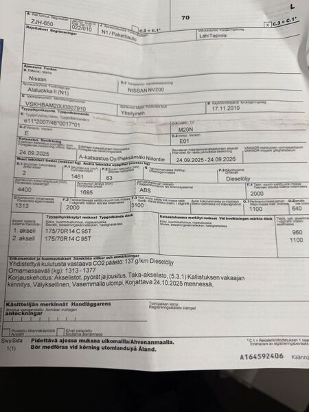 Nissan NV200 vaihtoauto