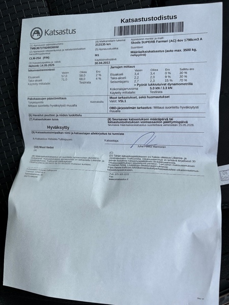 Skoda Superb vaihtoauto