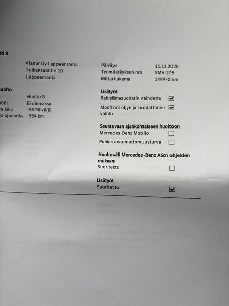 Mercedes-Benz C vaihtoauto