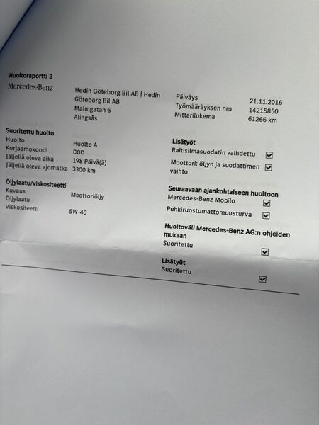 Mercedes-Benz C vaihtoauto