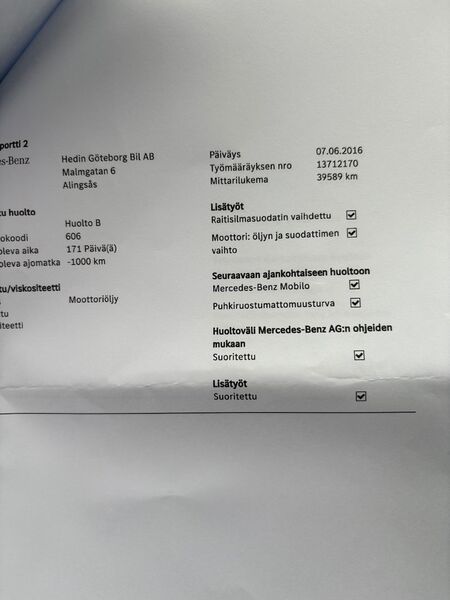 Mercedes-Benz C vaihtoauto