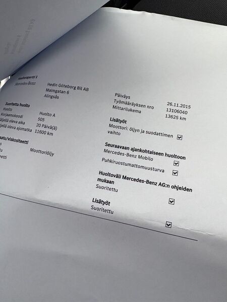 Mercedes-Benz C vaihtoauto