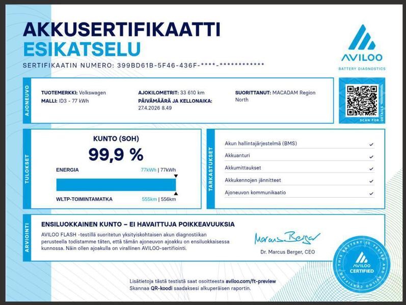 Volkswagen ID.3 vaihtoauto