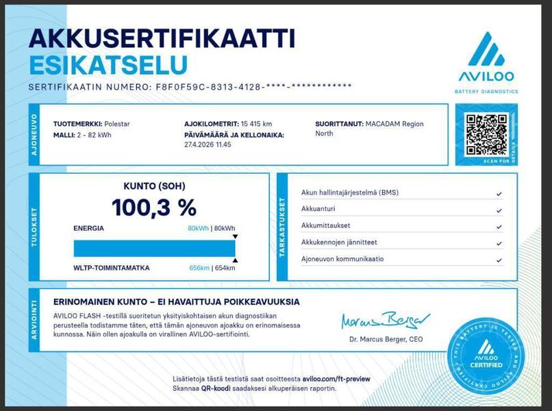 Polestar 2 vaihtoauto