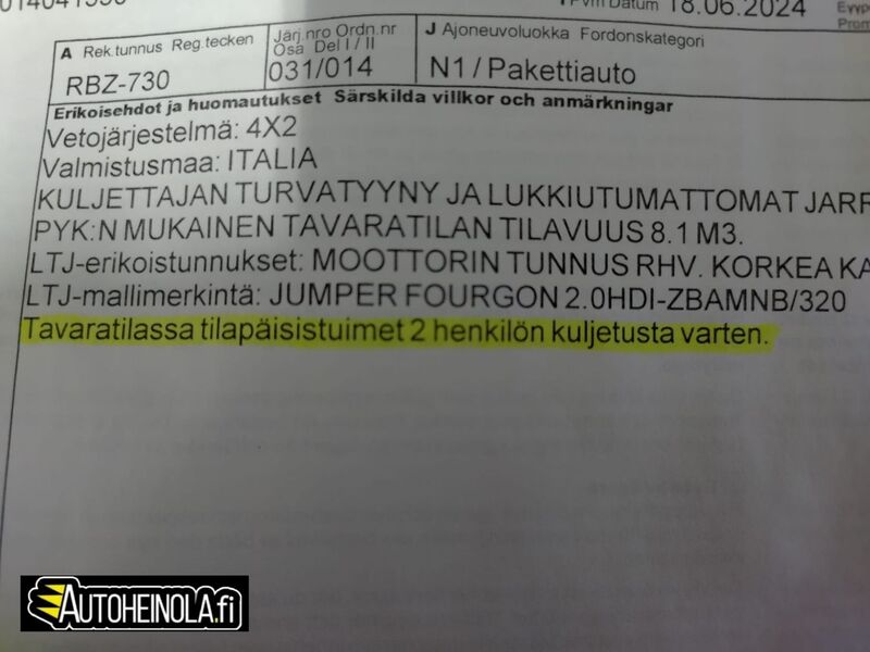 Citroën Jumper vaihtoauto