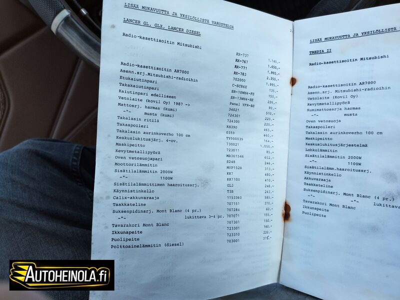 Mitsubishi Lancer vaihtoauto