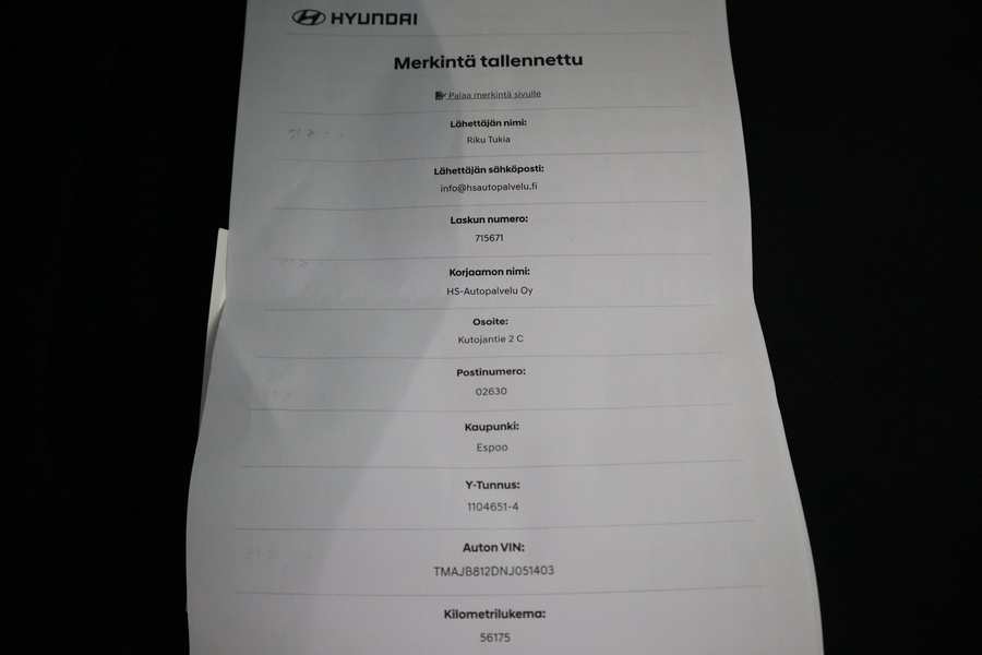 Hyundai Tucson vaihtoauto