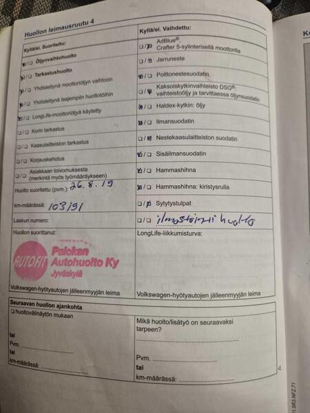 Volkswagen Transporter vaihtoauto