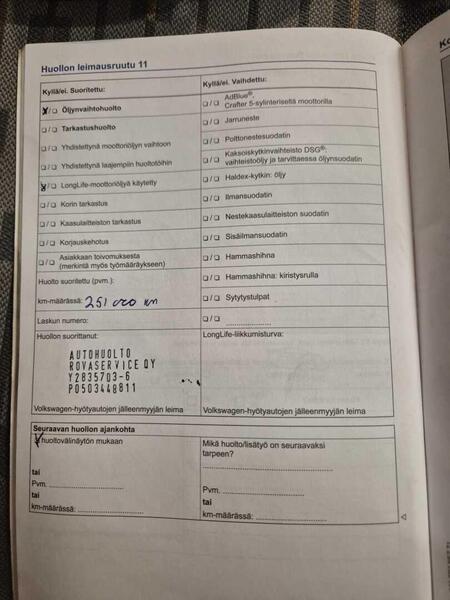 Volkswagen Transporter vaihtoauto