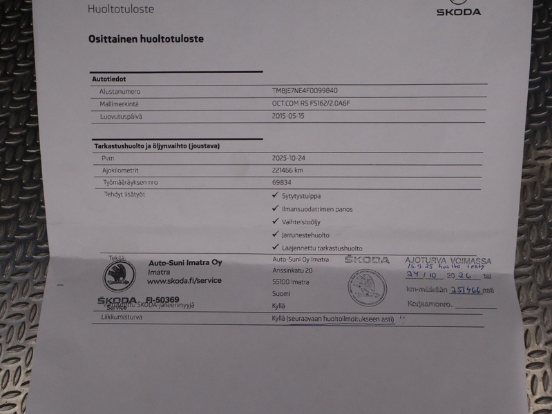 Skoda Octavia vaihtoauto