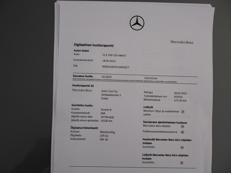 Mercedes-Benz CLS vaihtoauto