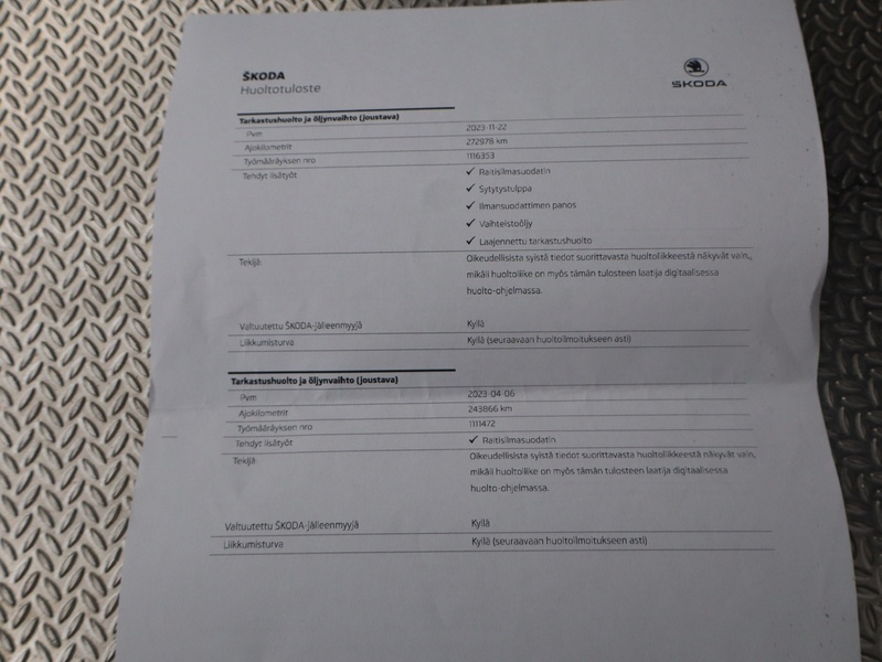 Skoda Superb vaihtoauto