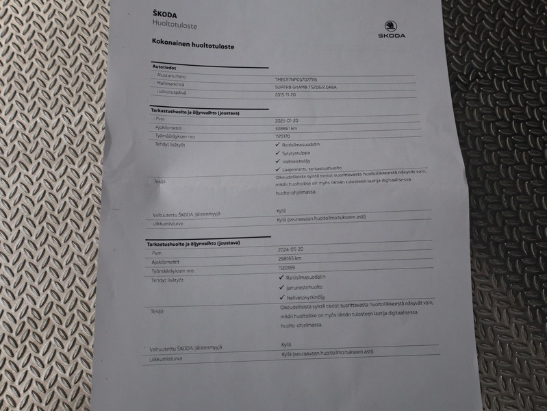 Skoda Superb vaihtoauto