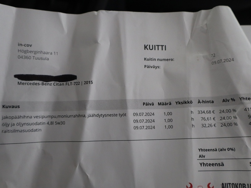 Mercedes-Benz Citan vaihtoauto