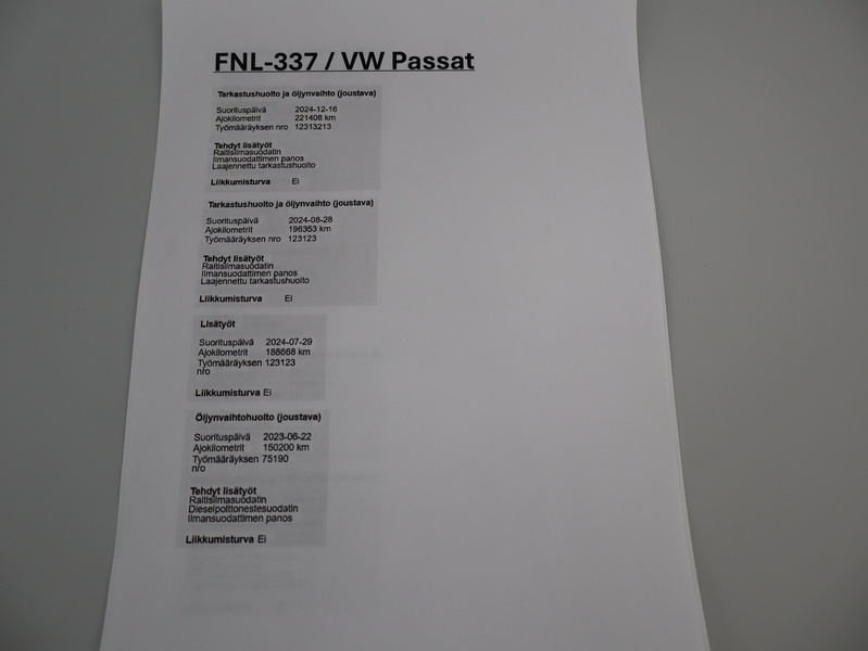 Volkswagen Passat vaihtoauto