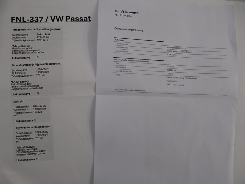 Volkswagen Passat vaihtoauto