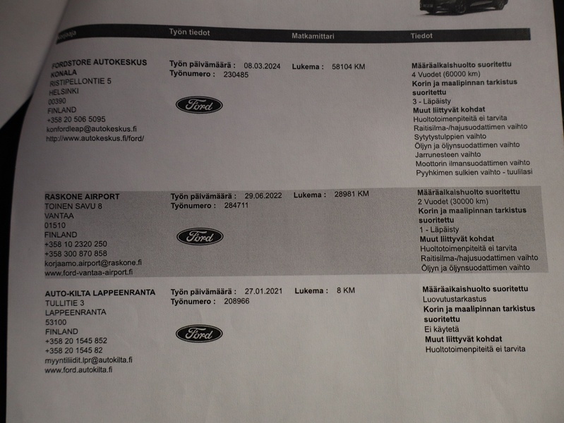 Ford Focus vaihtoauto