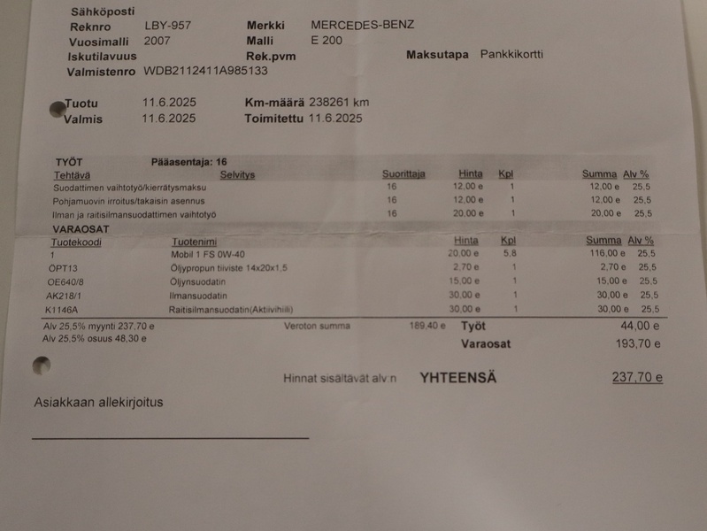 Mercedes-Benz E vaihtoauto