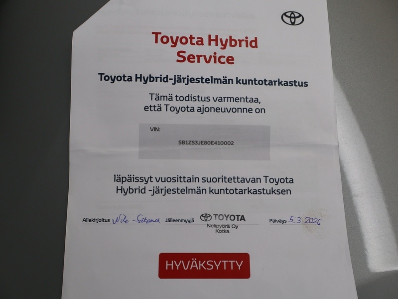 Toyota Auris vaihtoauto