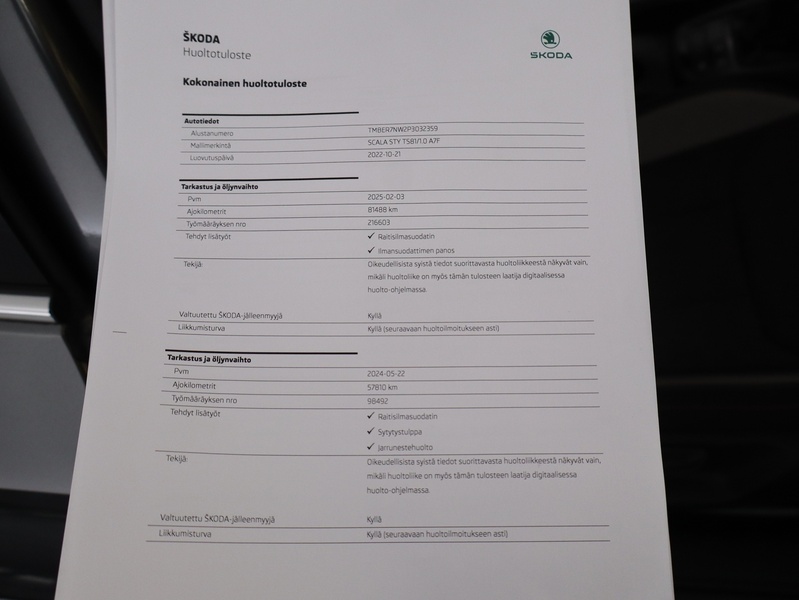 Skoda Scala vaihtoauto