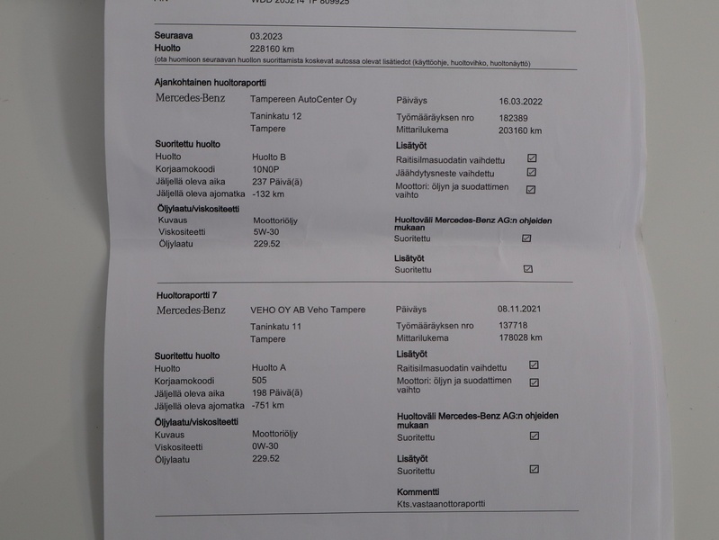 Mercedes-Benz C vaihtoauto