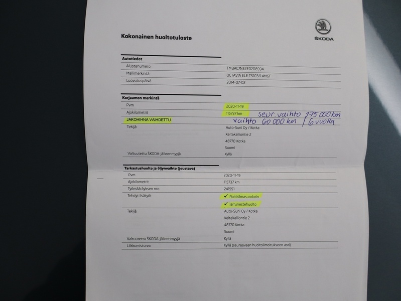 Skoda Octavia vaihtoauto