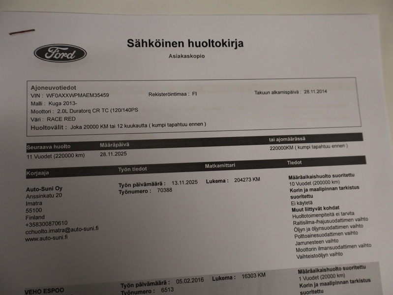 Ford Kuga vaihtoauto