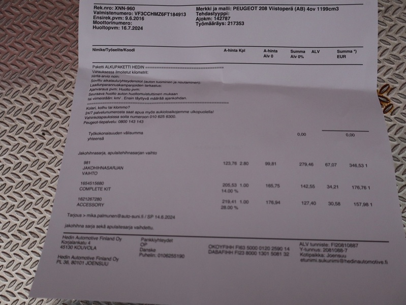 Peugeot 208 vaihtoauto