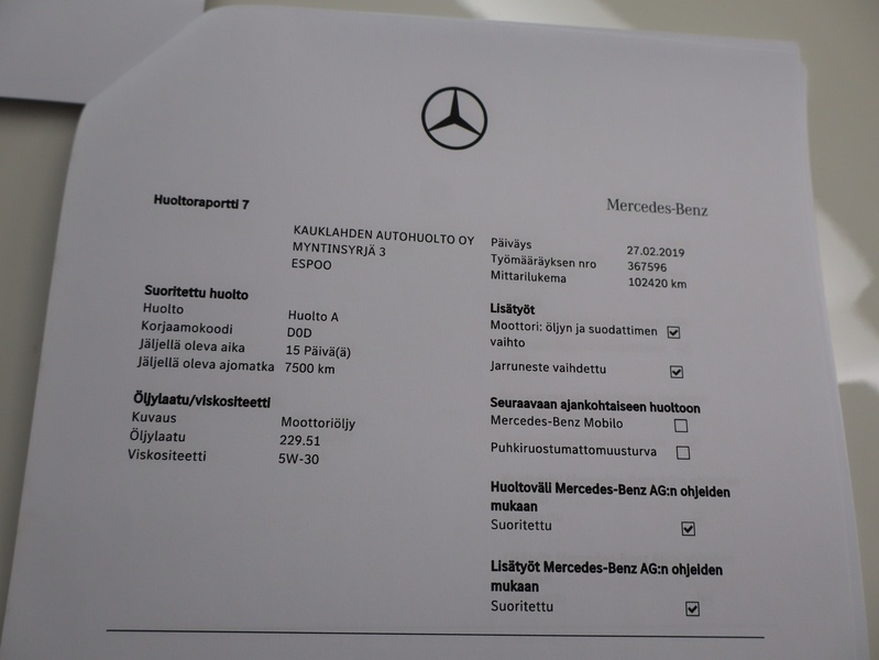 Mercedes-Benz ML vaihtoauto