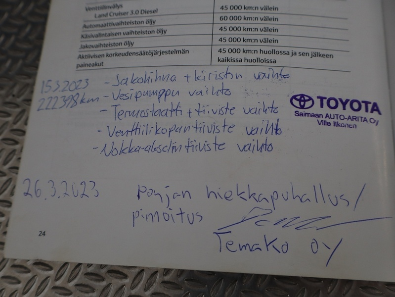 Toyota Land Cruiser vaihtoauto