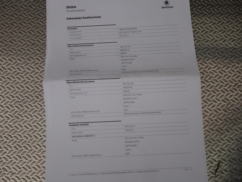 Skoda Octavia vaihtoauto