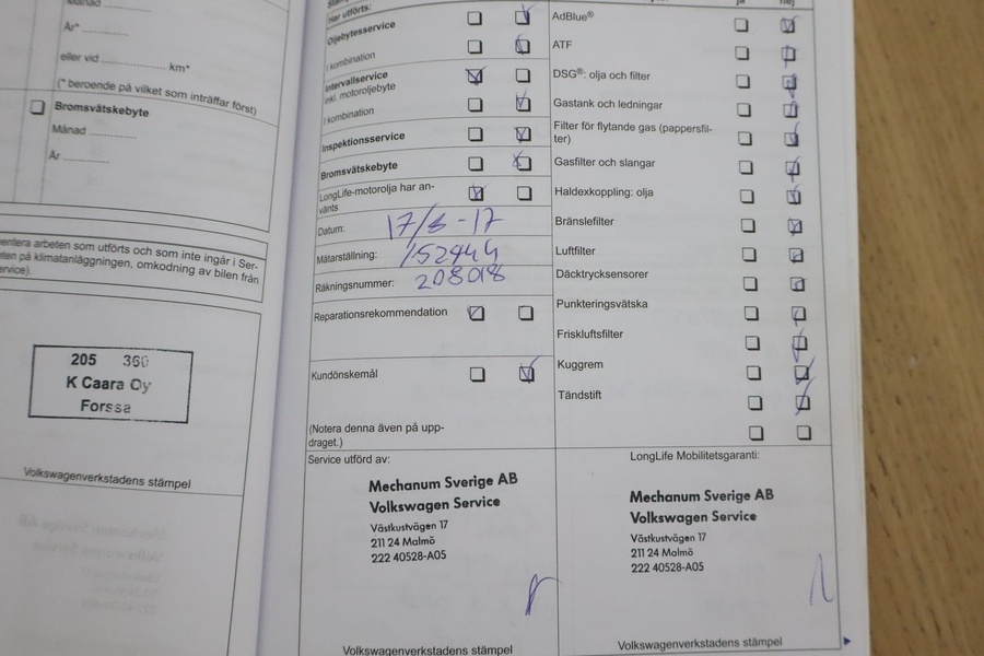 Volkswagen Touran vaihtoauto