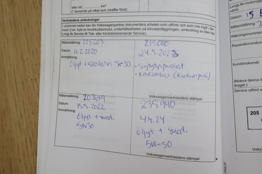 Volkswagen Touran vaihtoauto