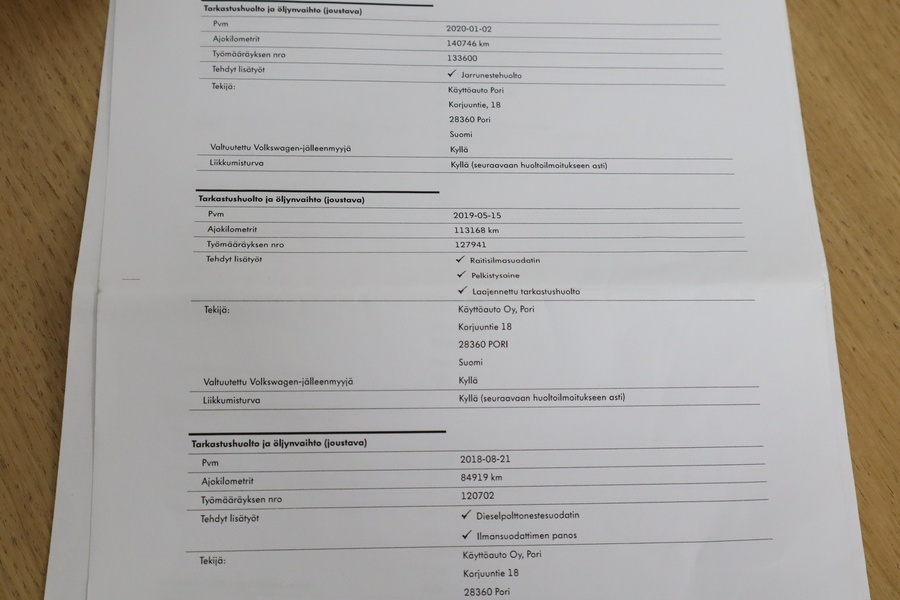 Volkswagen Touran vaihtoauto