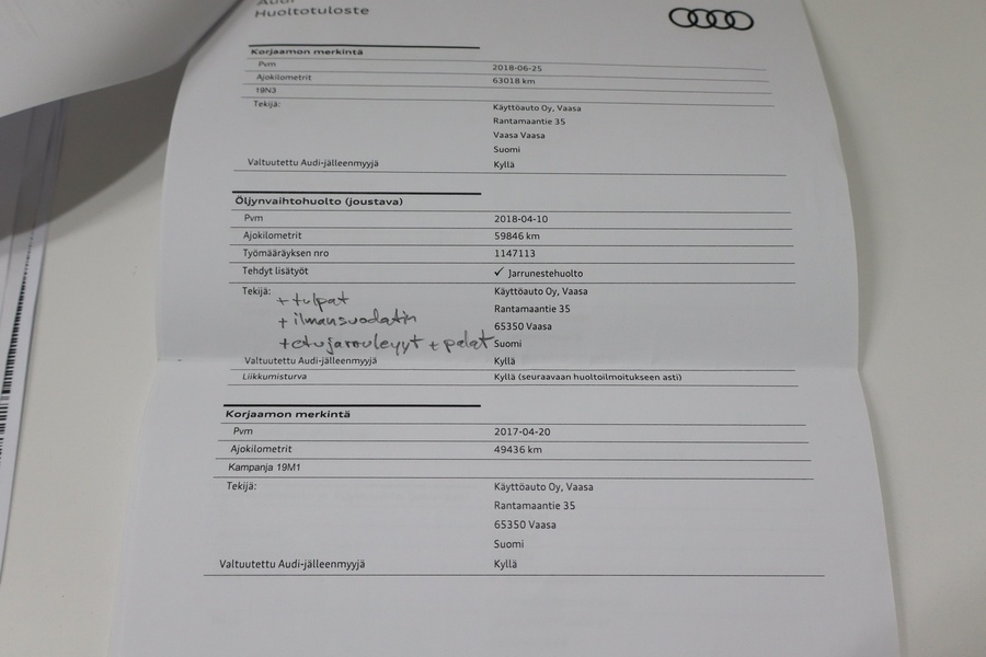 Audi A4 vaihtoauto