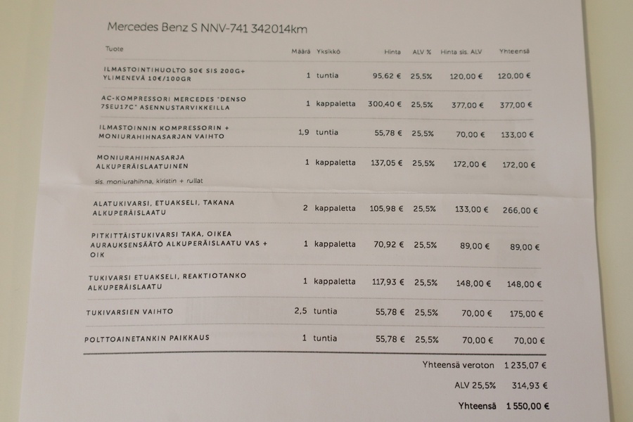 Mercedes-Benz S vaihtoauto