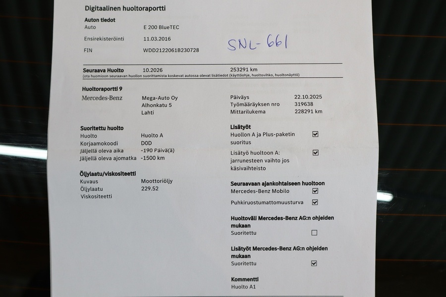 Mercedes-Benz E vaihtoauto