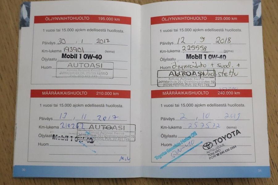 Toyota Avensis vaihtoauto