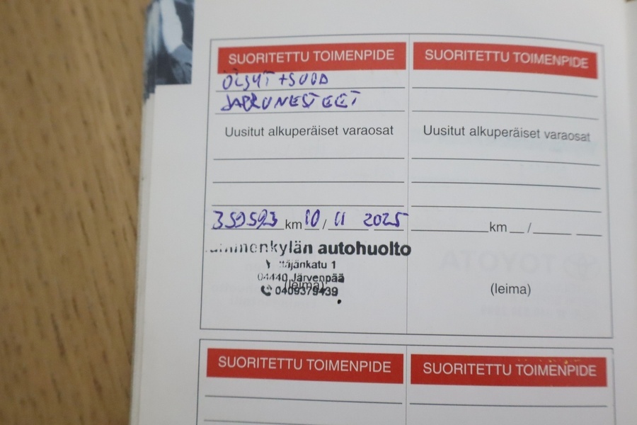 Toyota Avensis vaihtoauto